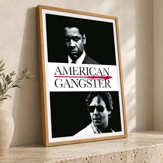 American Gangster (2007) — Movie Posters movie poster print by SaamCrafts