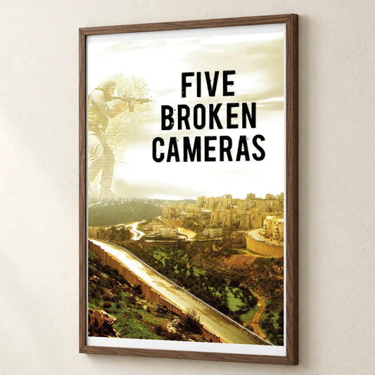 5 Broken Cameras (2011) — Movie Posters movie poster print by SaamCrafts