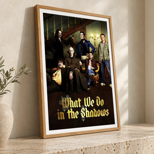 What We Do In The Shadows (2014) — Movie Posters movie poster print by SaamCrafts