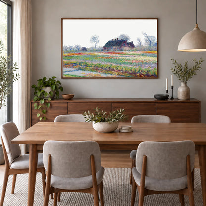 Monet LXXXVII — Claude Monet shown in a styled interior