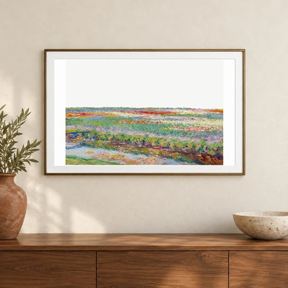 Monet LXXXVIII — Claude Monet shown in a styled interior