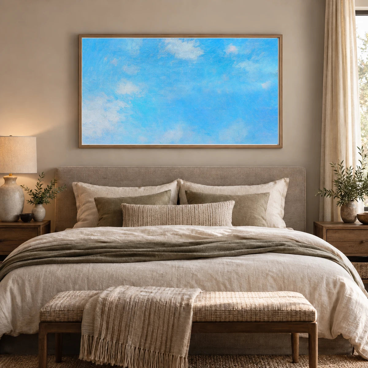 Monet LXXXIX — Claude Monet shown in a styled interior