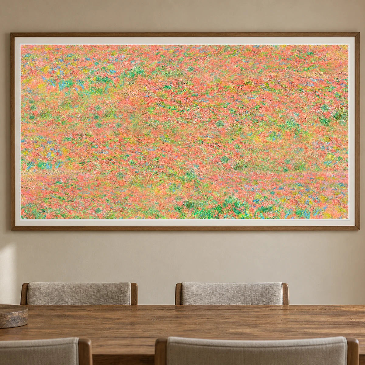 Monet XCII — Claude Monet shown in a styled interior