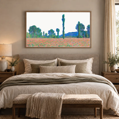 Monet XCVI — Claude Monet shown in a styled interior