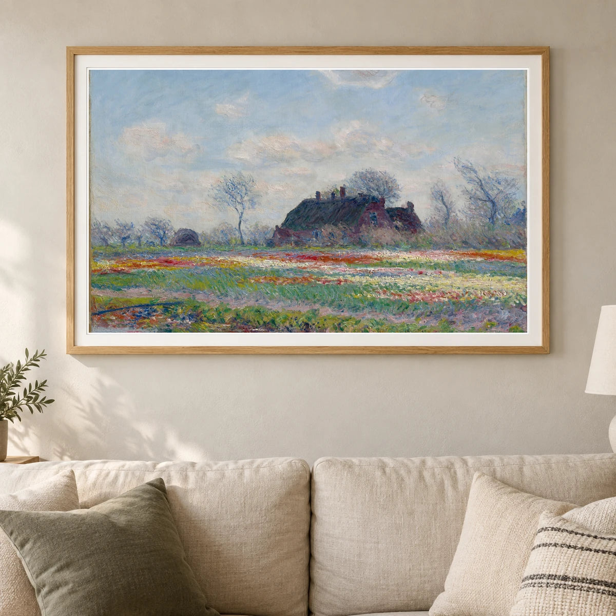 Monet C — Claude Monet shown in a styled interior