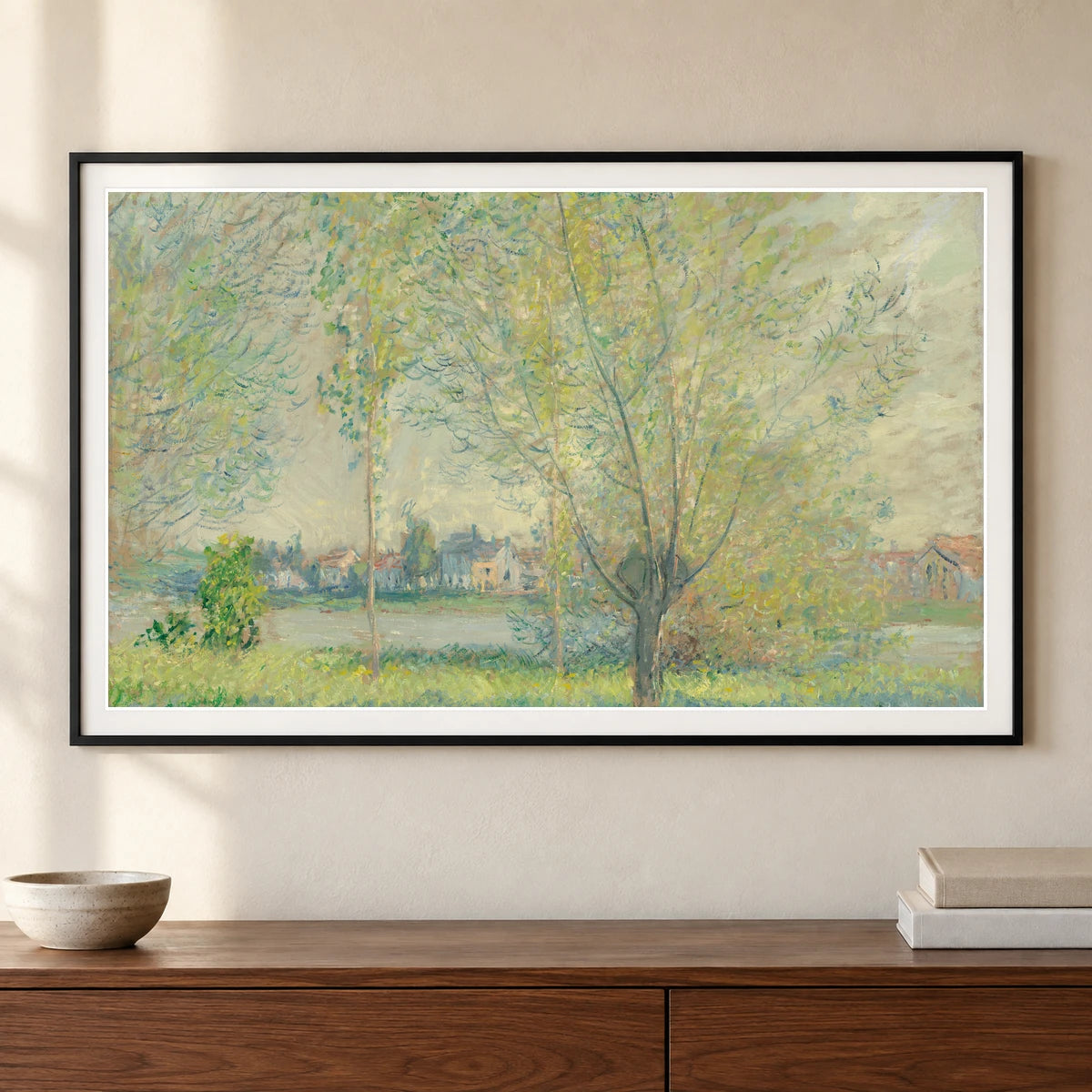 Monet CI — Claude Monet shown in a styled interior