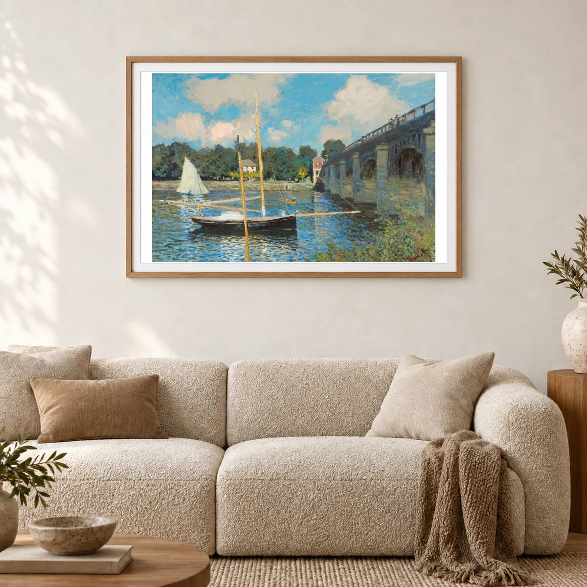 Monet CII — Claude Monet shown in a styled interior
