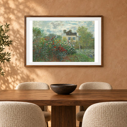 Monet CIII — Claude Monet shown in a styled interior