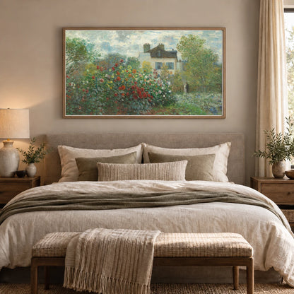 Monet CIII — Claude Monet shown in a styled interior