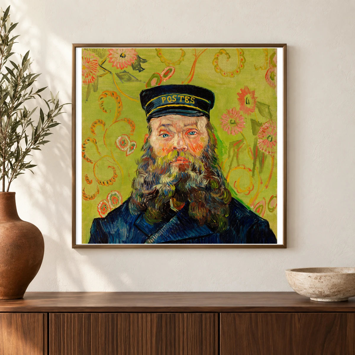 Postman — Vincent van Gogh shown in a styled interior