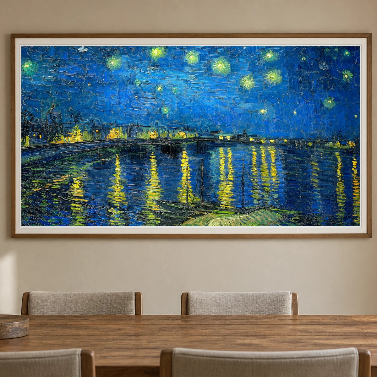 Starry3 — Vincent van Gogh shown in a styled interior