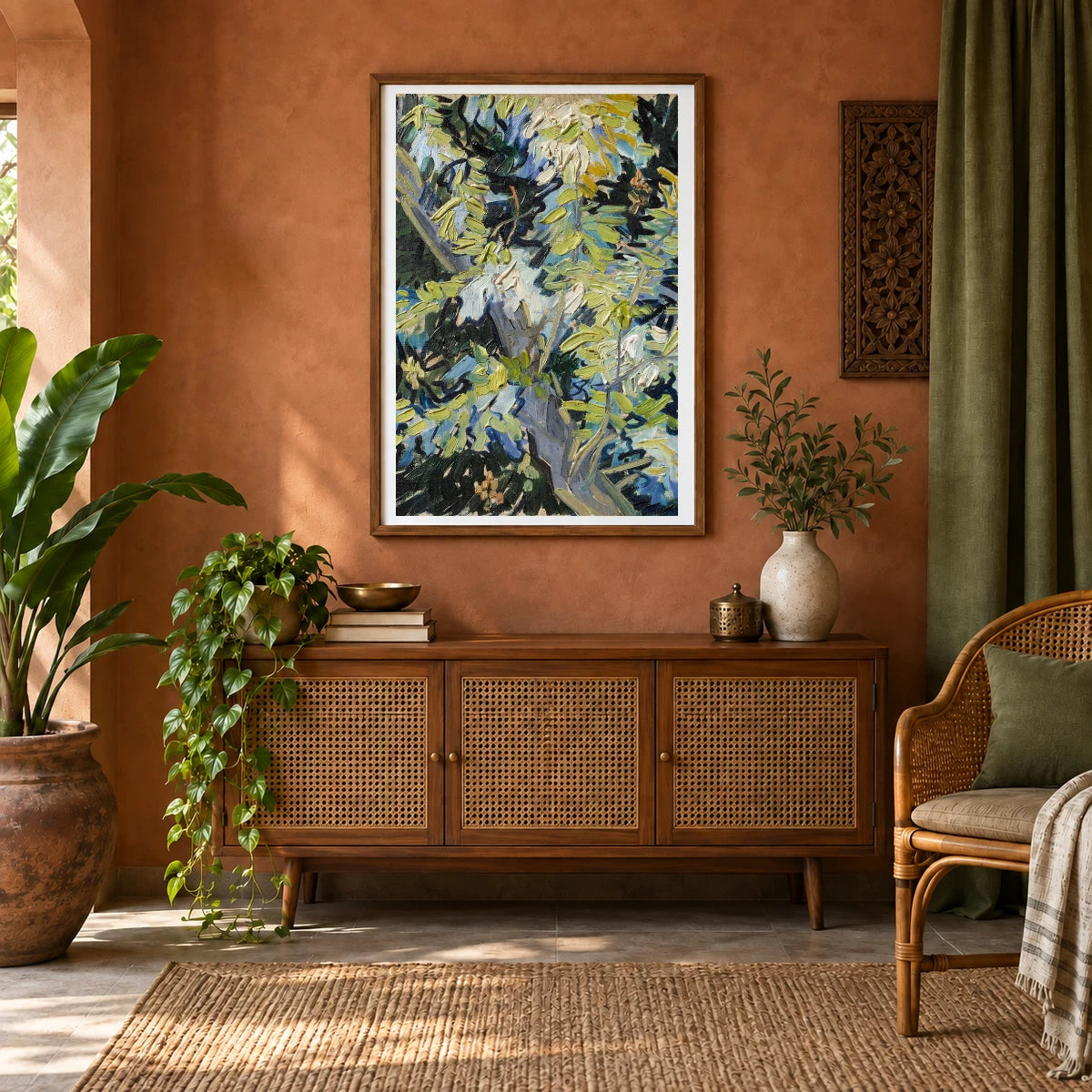 Van Gogh — Vincent van Gogh shown in a styled interior