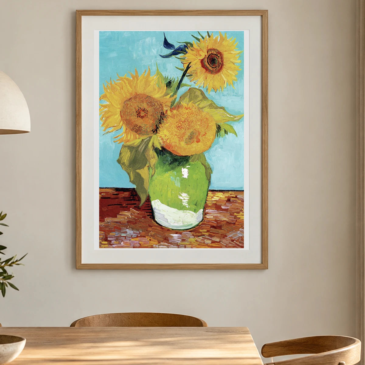 Van Gogh II — Vincent van Gogh shown in a styled interior