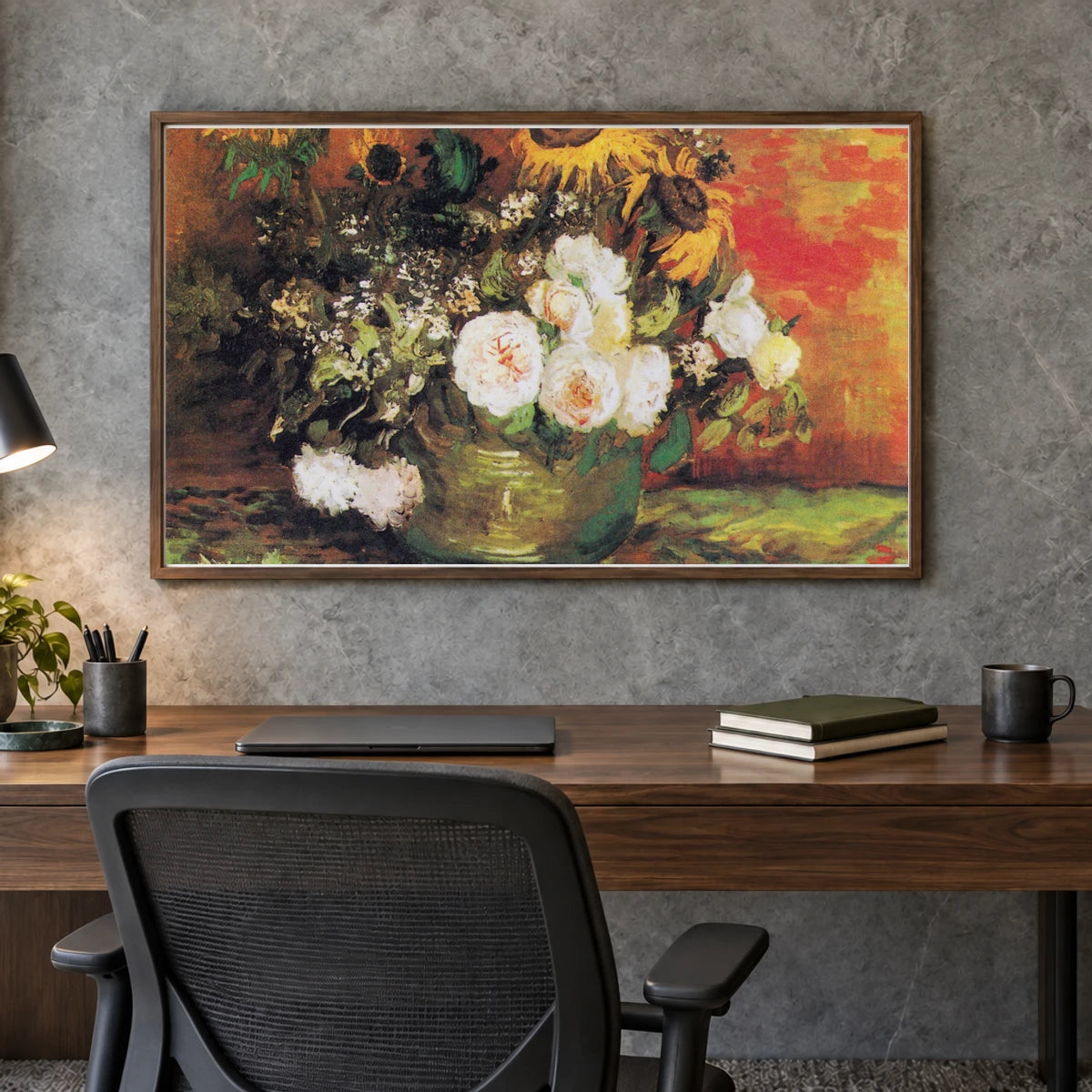 Van Gogh IV — Vincent van Gogh shown in a styled interior