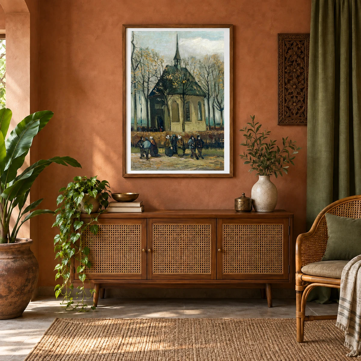 Van Gogh V — Vincent van Gogh shown in a styled interior