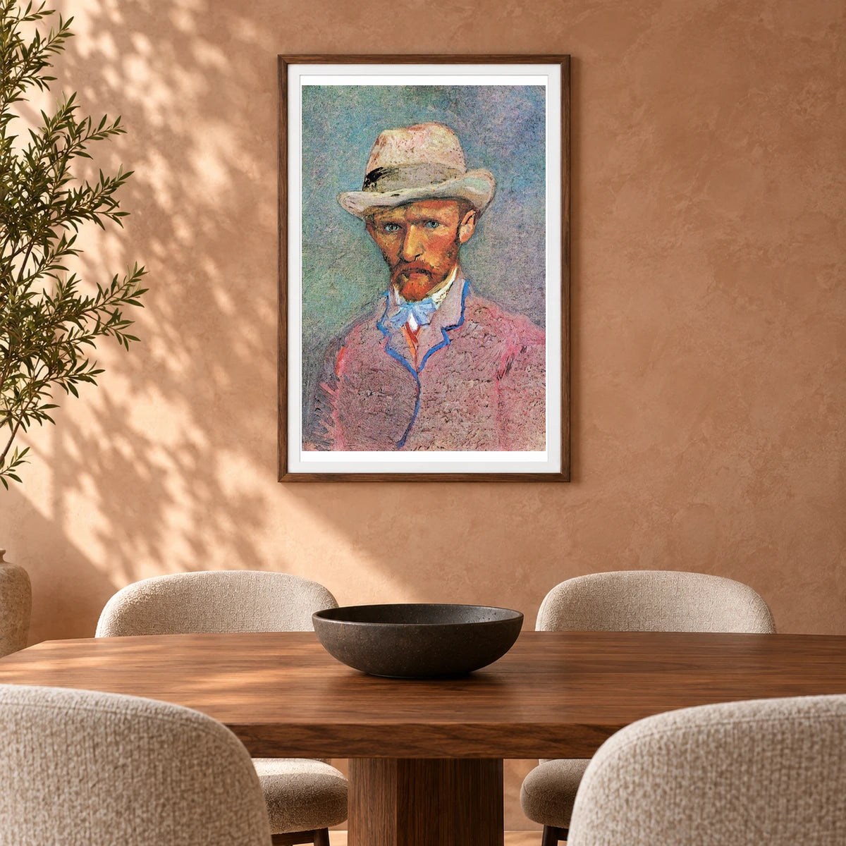 Van Gogh VI — Vincent van Gogh shown in a styled interior