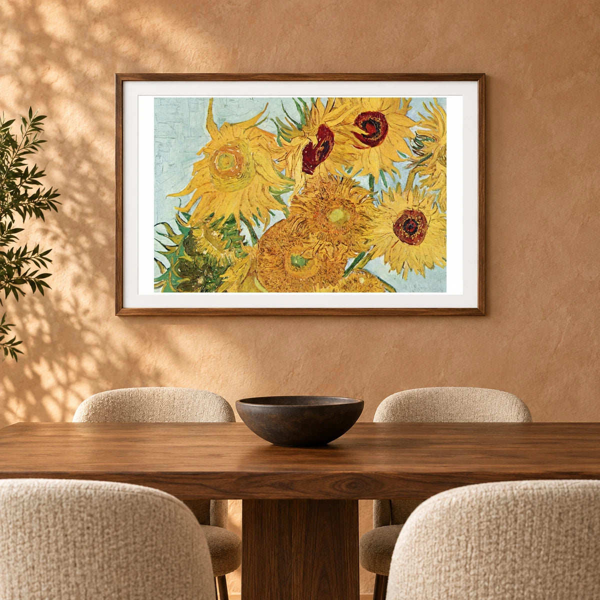 Van Gogh IX — Vincent van Gogh shown in a styled interior