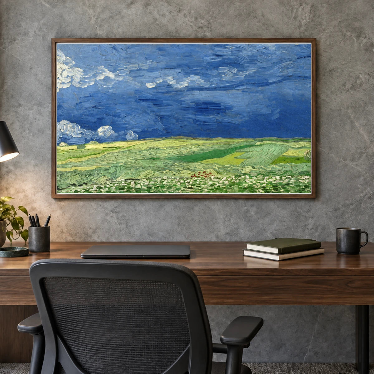 Van Gogh XI — Vincent van Gogh shown in a styled interior