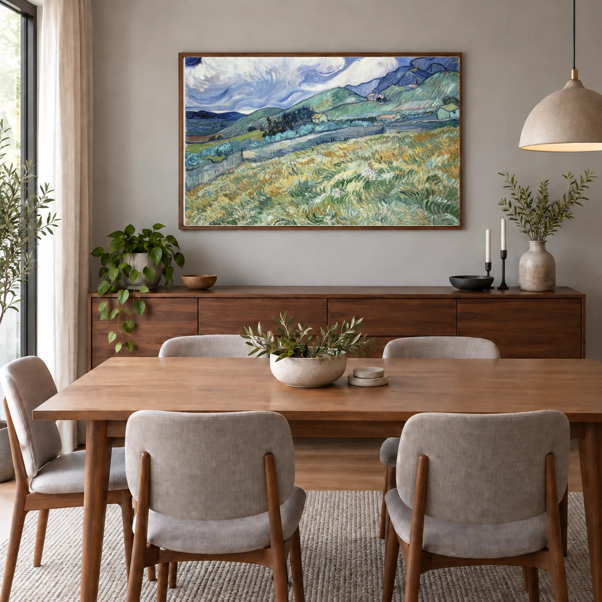 Van Gogh XII — Vincent van Gogh shown in a styled interior