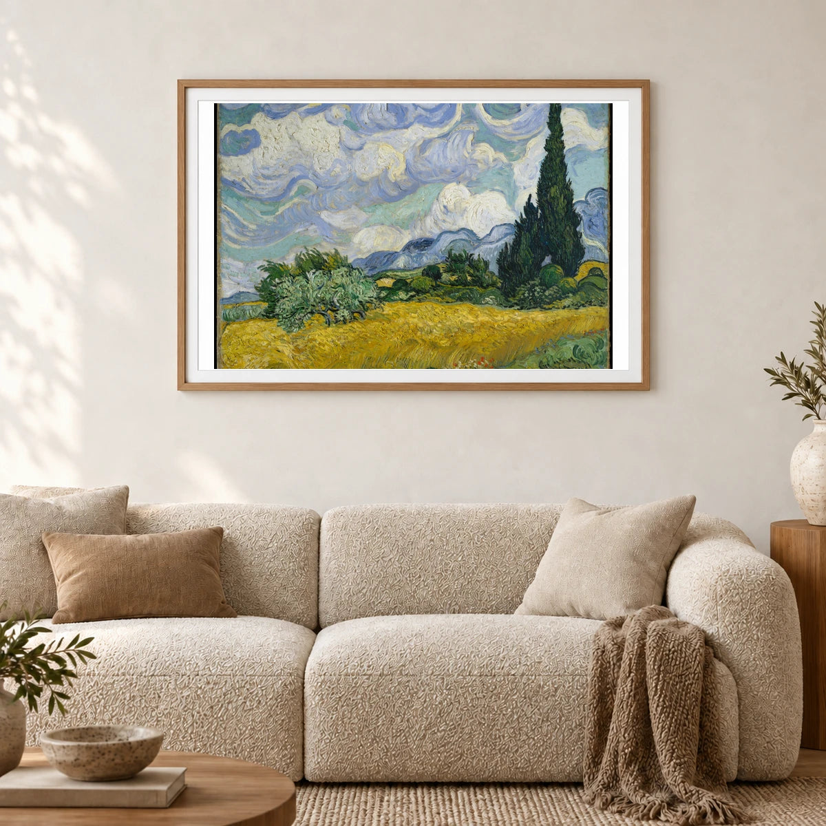Van Gogh XVII — Vincent van Gogh shown in a styled interior