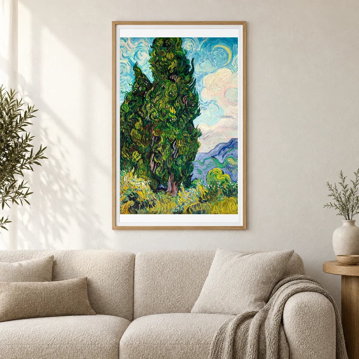 Van Gogh XVIII — Vincent van Gogh shown in a styled interior