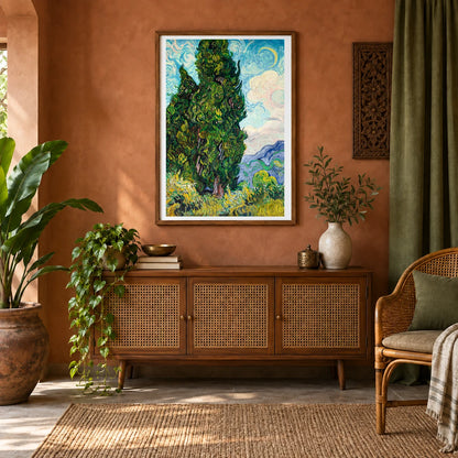 Van Gogh XVIII — Vincent van Gogh shown in a styled interior