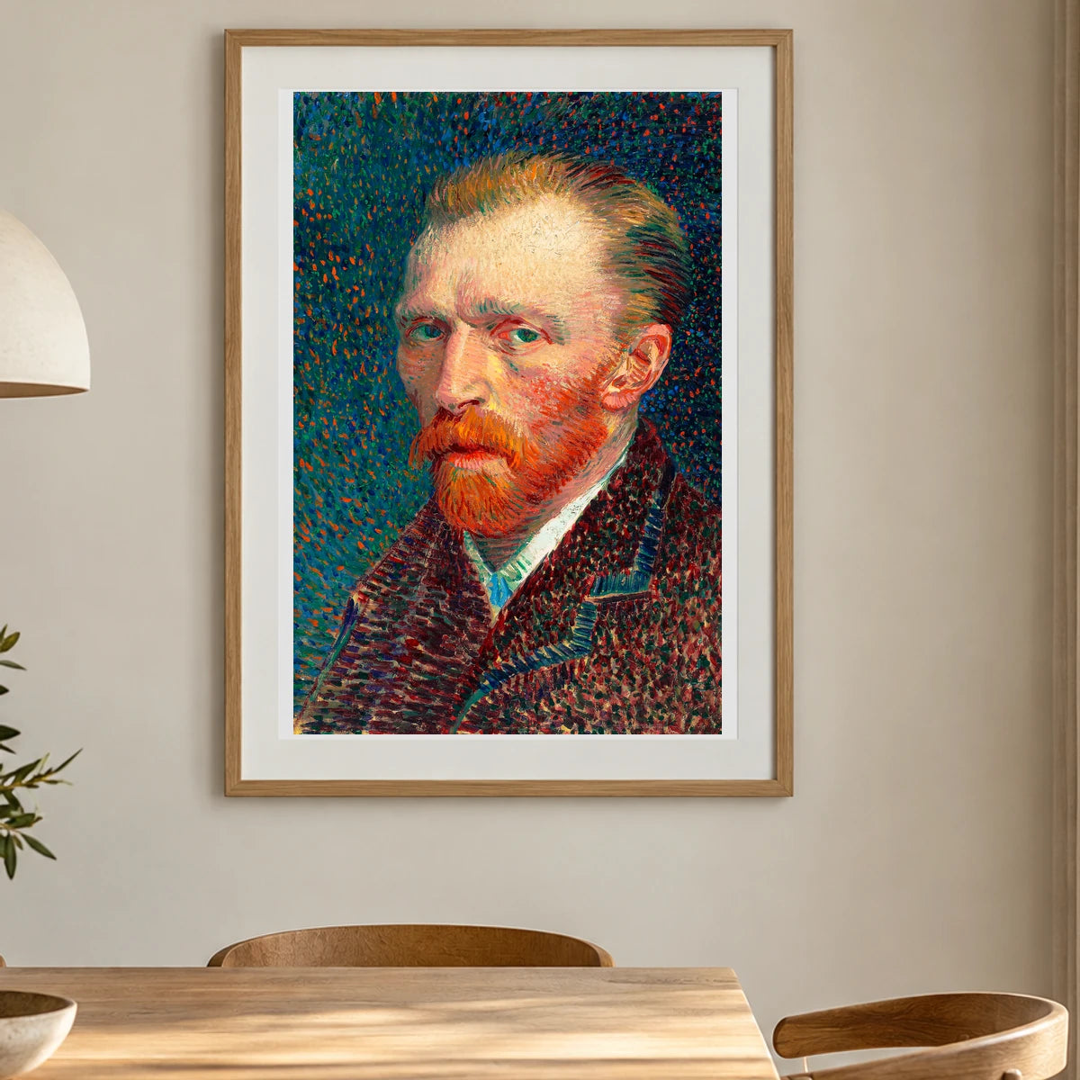Van Gogh XIX — Vincent van Gogh shown in a styled interior