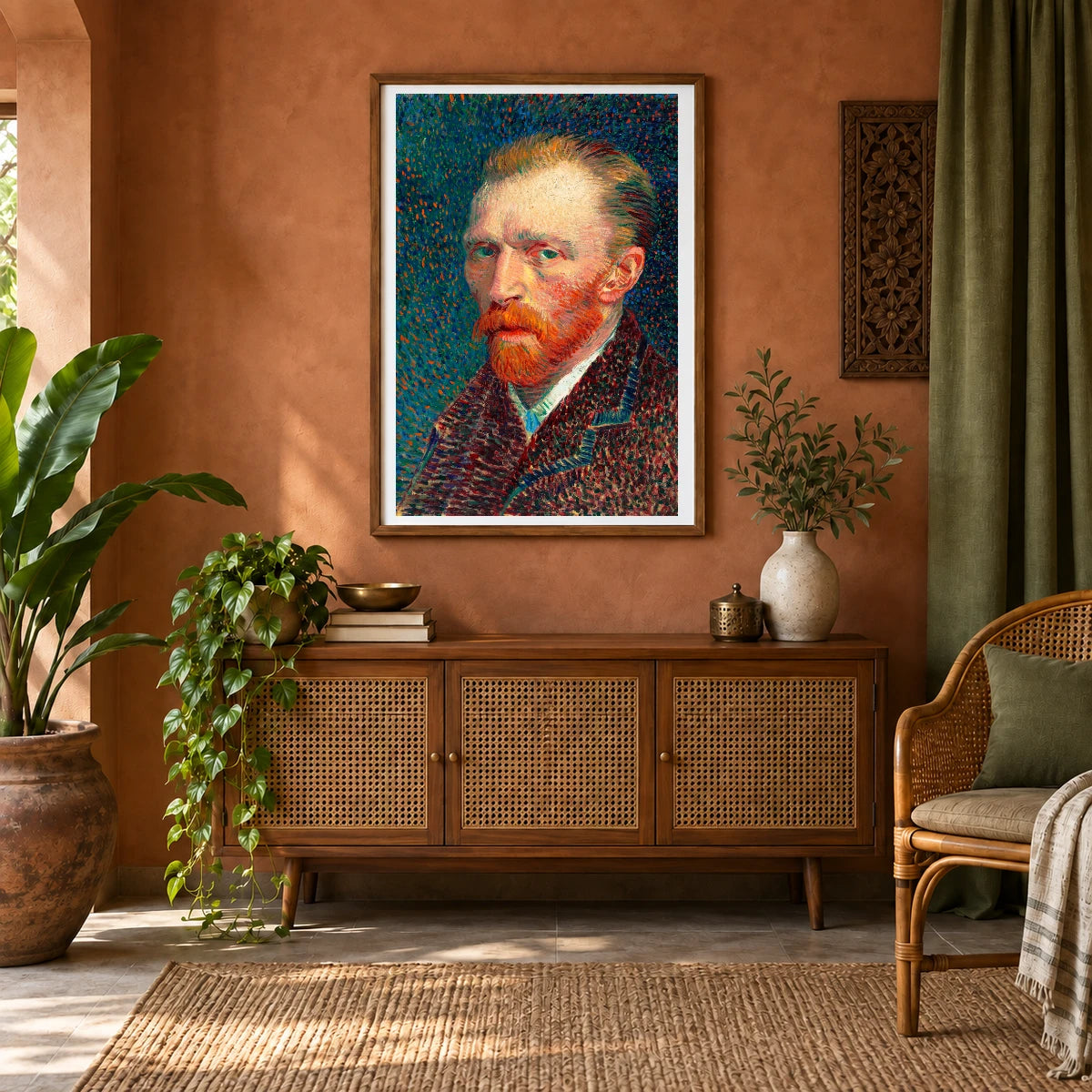 Van Gogh XIX — Vincent van Gogh shown in a styled interior
