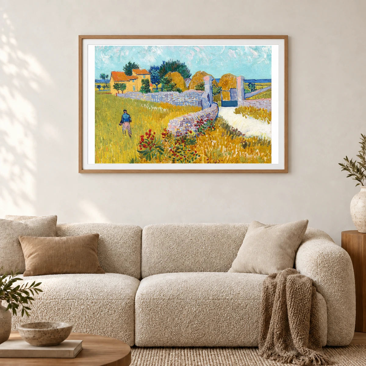 Van Gogh XXI — Vincent van Gogh shown in a styled interior