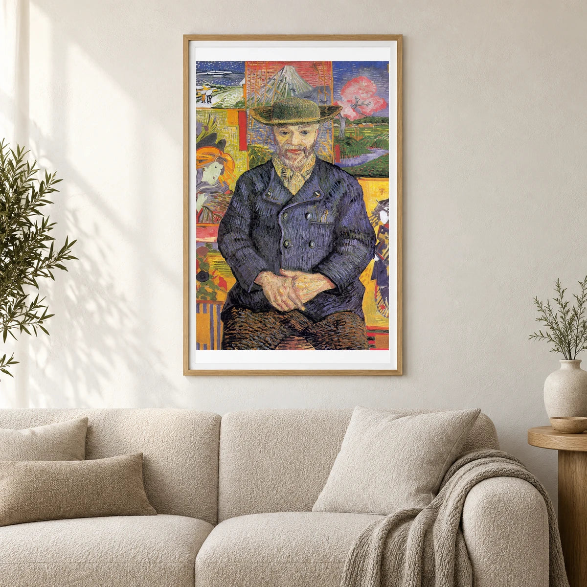 Van Gogh XXV — Vincent van Gogh shown in a styled interior