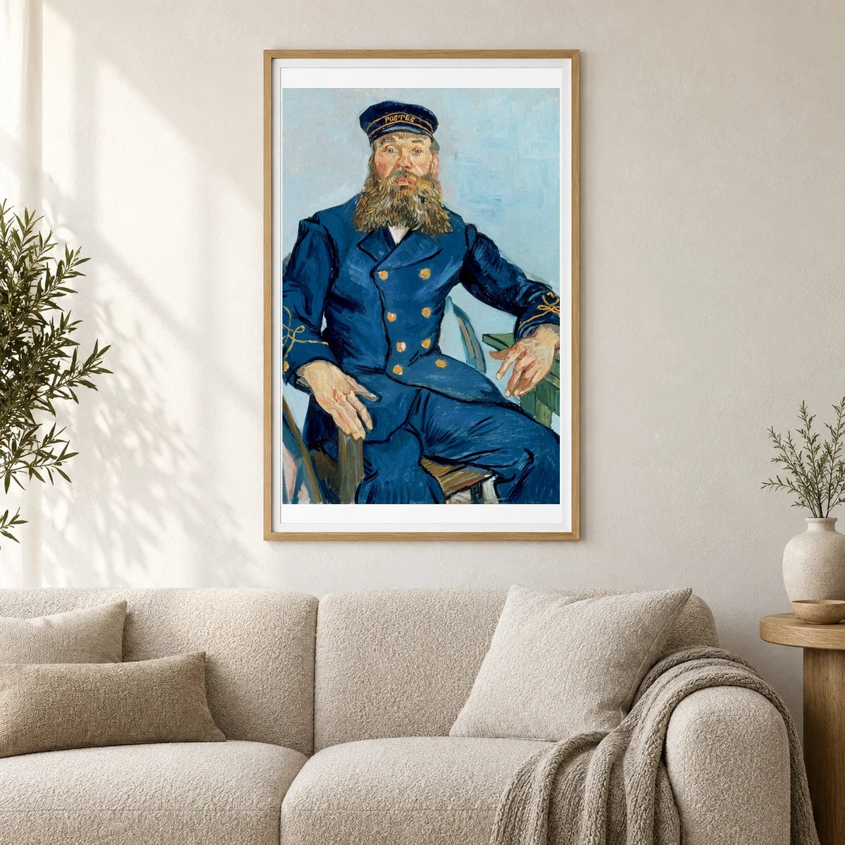 Van Gogh XXVII — Vincent van Gogh shown in a styled interior