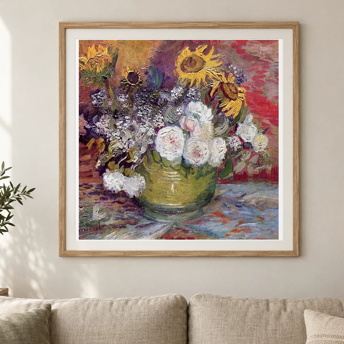 Van Gogh XXXI — Vincent van Gogh shown in a styled interior