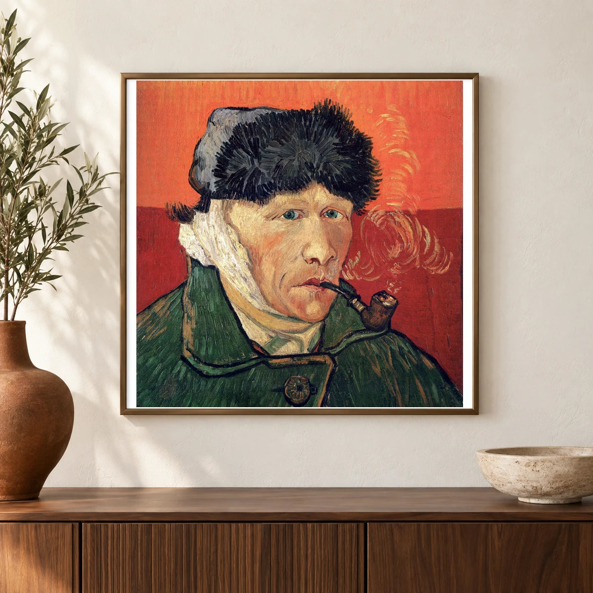 Van Goghhh — Vincent van Gogh shown in a styled interior