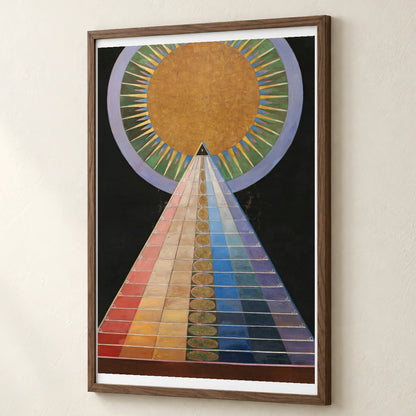 Altarpiece No. 1 Group X (1915) — Hilma af Klint hilma af klint print by SaamCrafts