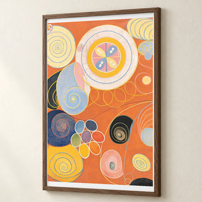 Group Iv, No. 3. The Ten Largest, Youth (1907) — Hilma af Klint hilma af klint print by SaamCrafts