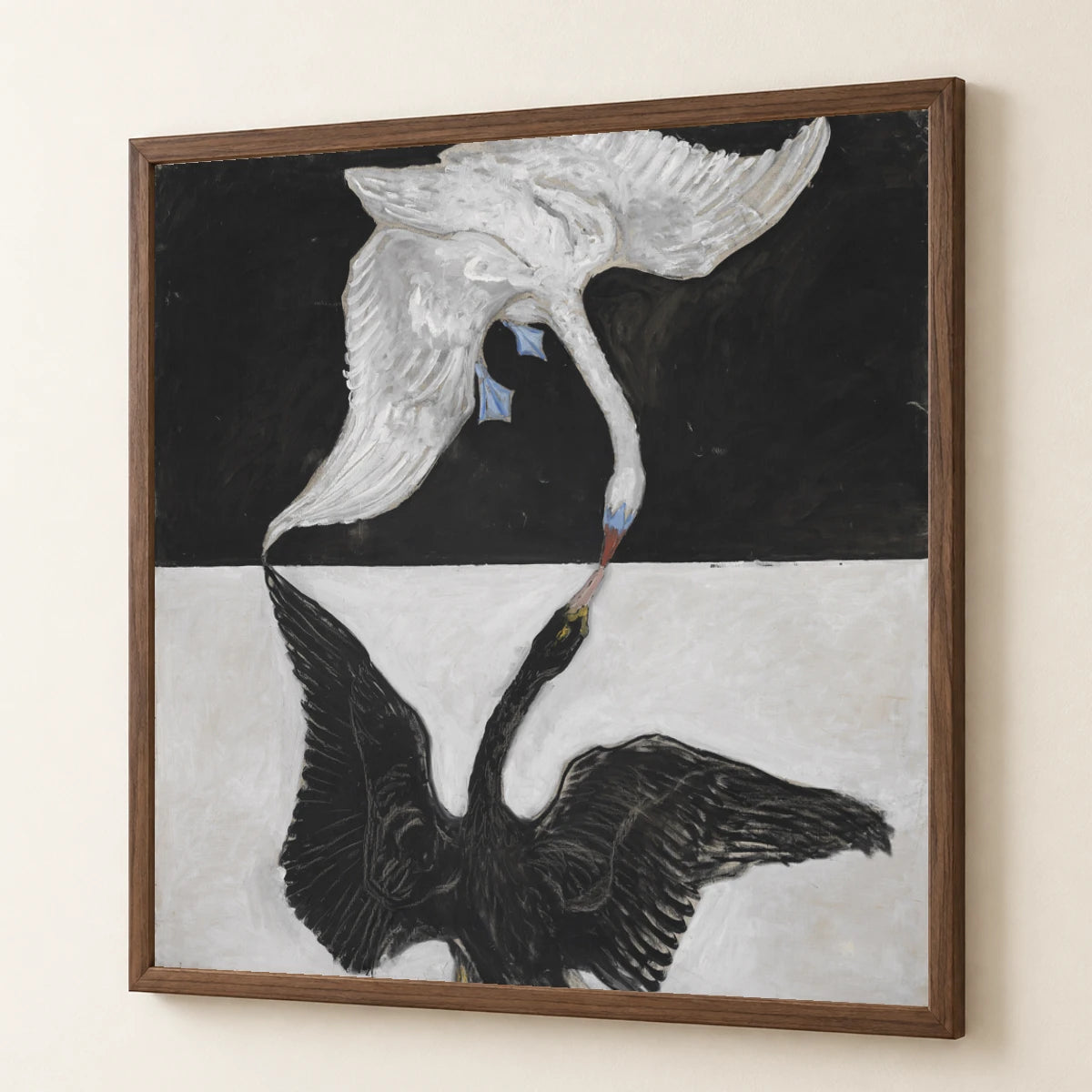 Group Ix,suw, The Swan, No. 1 (1915) — Hilma af Klint hilma af klint print by SaamCrafts