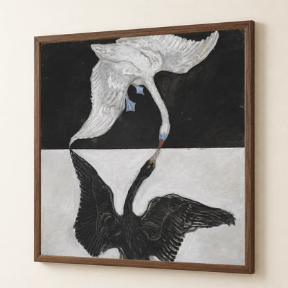 Group Ix,suw, The Swan, No. 1 (1915) — Hilma af Klint hilma af klint print by SaamCrafts
