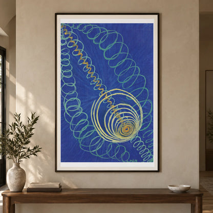 Primordial Chaos, No. 16, The Wu Rosen Series. Grupp 1 (1906 07) — Hilma af Klint shown in a styled interior