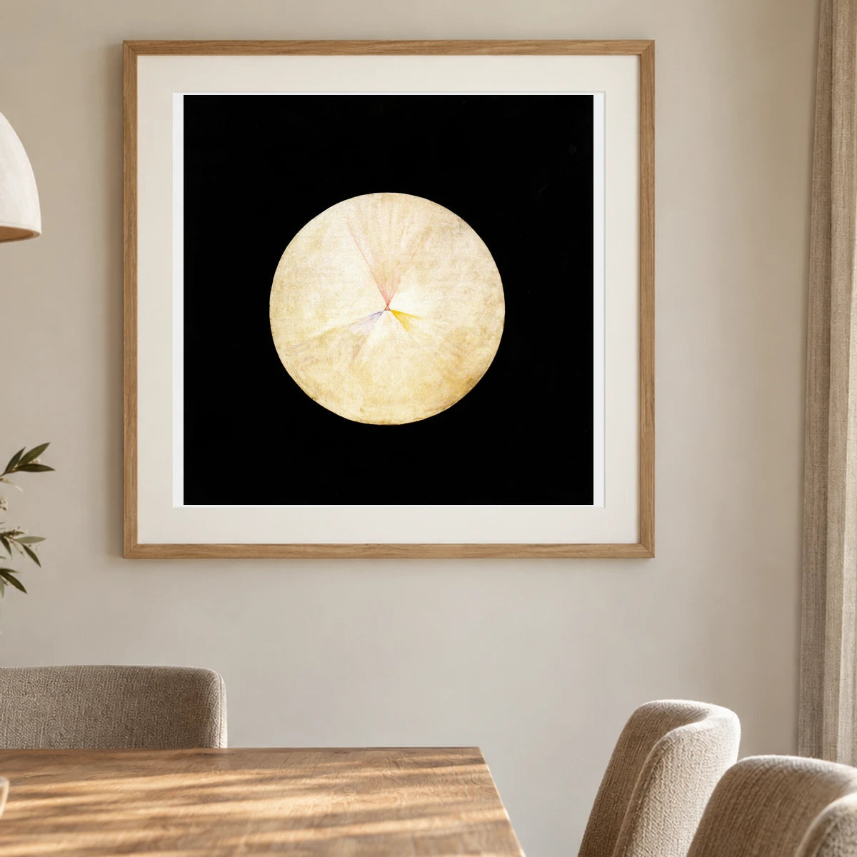 Series Suw, No 14 Swan (1914 1915) — Hilma af Klint shown in a styled interior