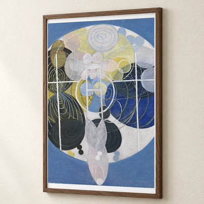 The Large Figure Paintings, No. 5 Group 3 (1907) — Hilma af Klint hilma af klint print by SaamCrafts