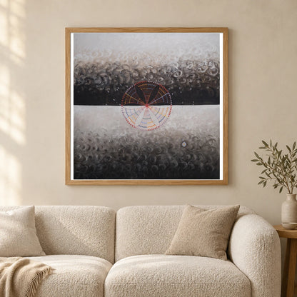 The Swan, No. 10, Group Ix Suw (1915) — Hilma af Klint shown in a styled interior