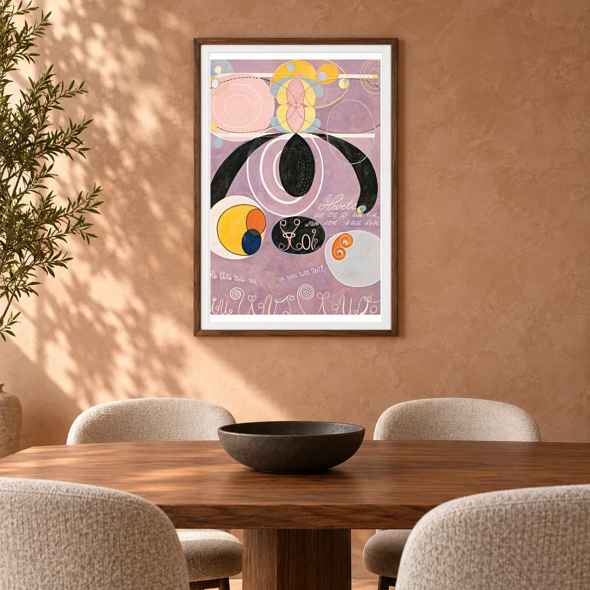 The Ten Largest, No. 6 (1907) — Hilma af Klint shown in a styled interior