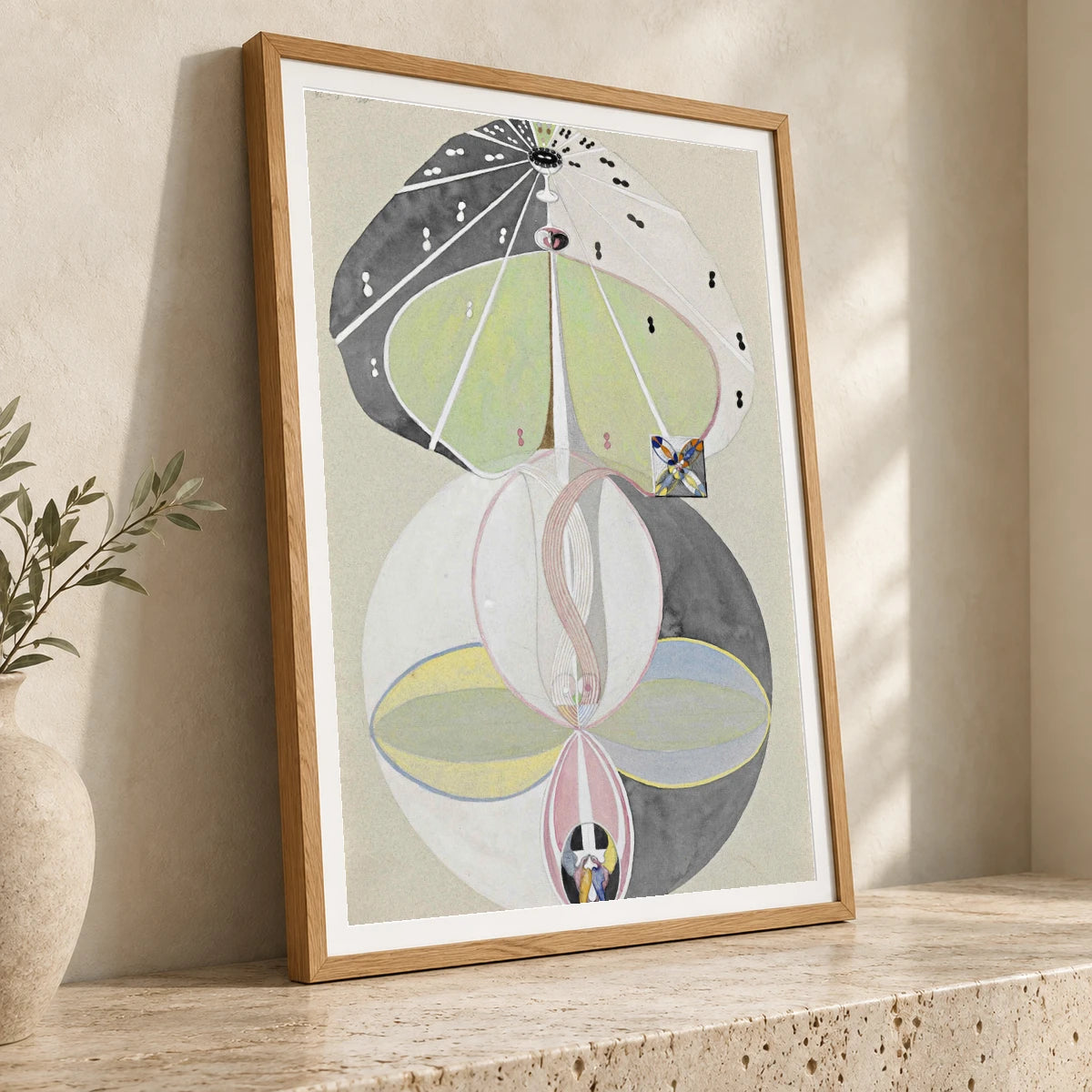 Tree Of Knowledge No. 5 (1913 1915) — Hilma af Klint hilma af klint print by SaamCrafts