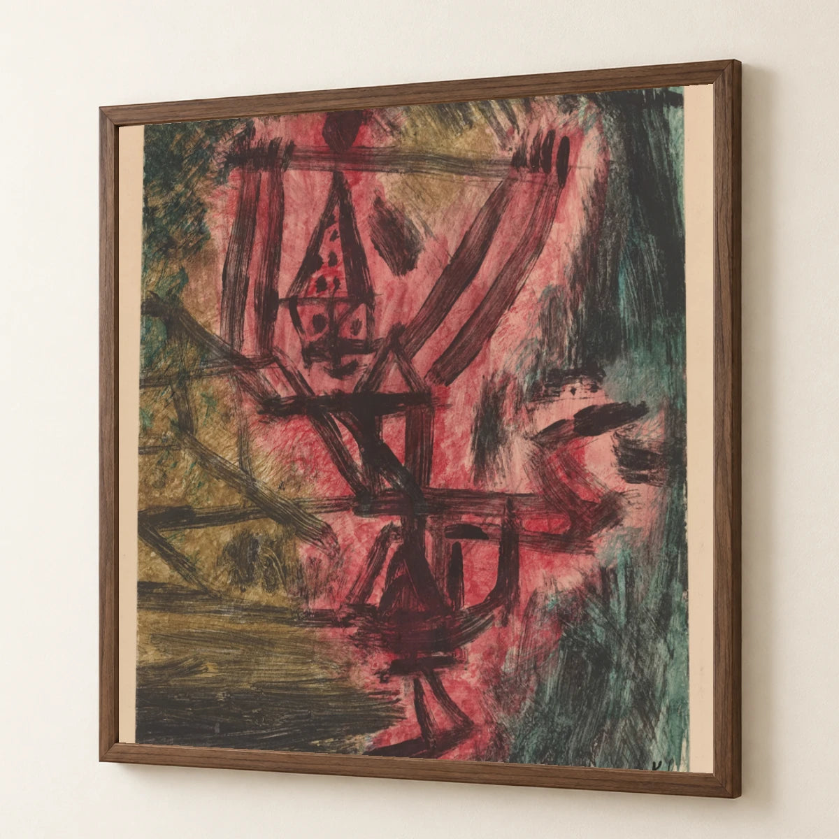 Feuer Clown I (fire Clown) (1921) — Paul Klee paul klee print by SaamCrafts