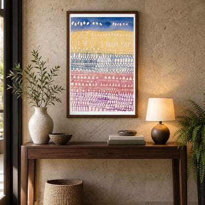 Old Town (overview) (1928) — Paul Klee shown in a styled interior
