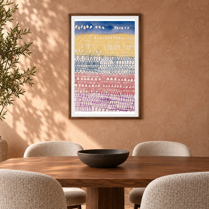 Old Town (overview) (1928) — Paul Klee shown in a styled interior