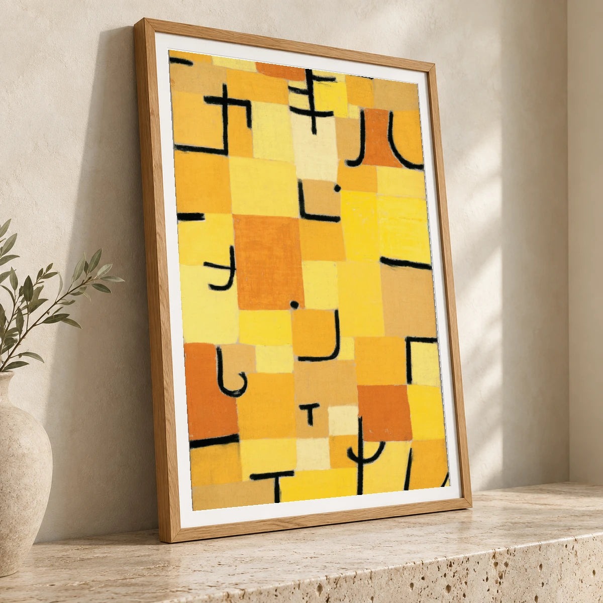 Signs In Yellow (1937) — Paul Klee paul klee print by SaamCrafts