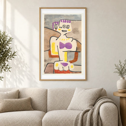 The Girl In The North (ca. 1939) — Paul Klee shown in a styled interior