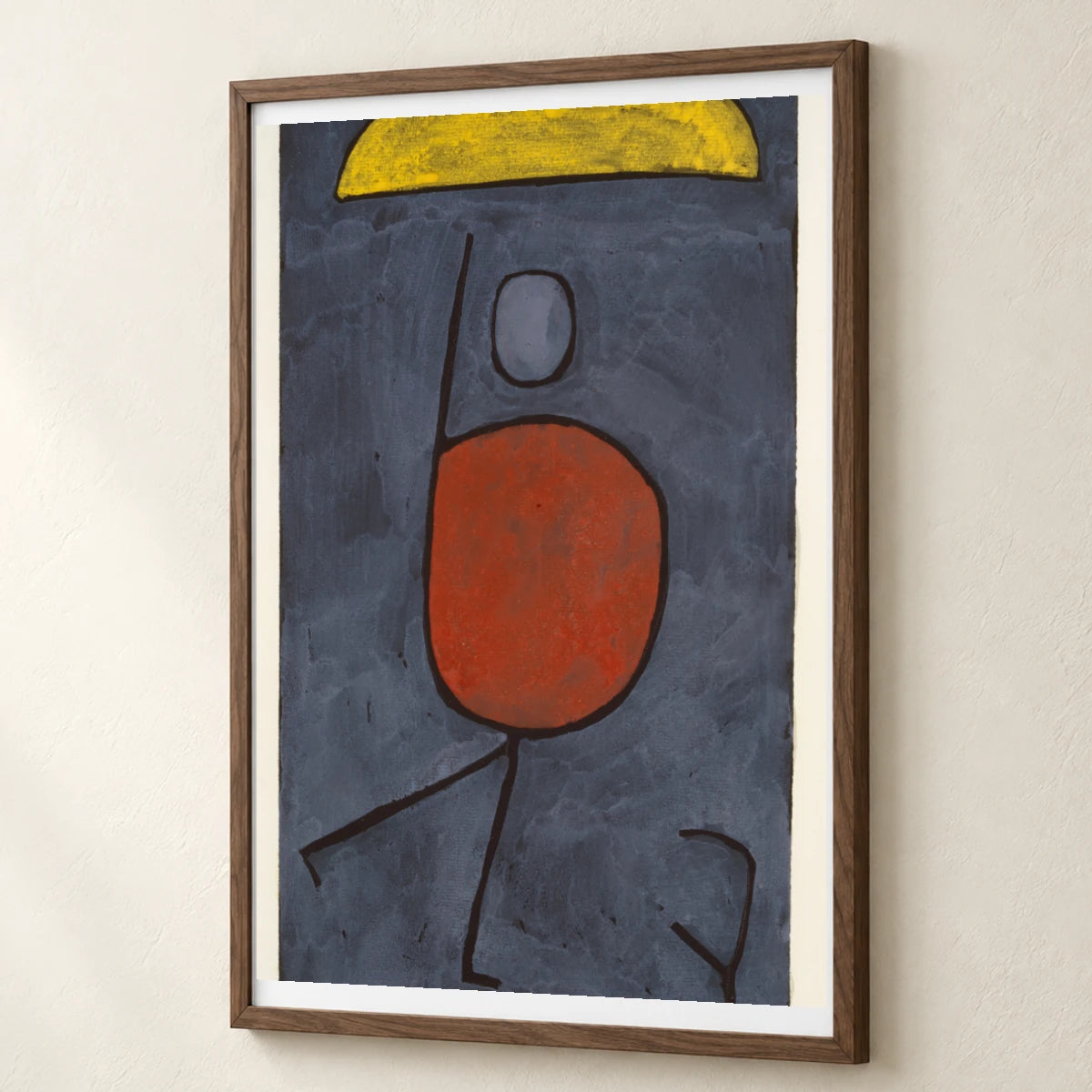 With An Umbrella (1939) — Paul Klee paul klee print by SaamCrafts