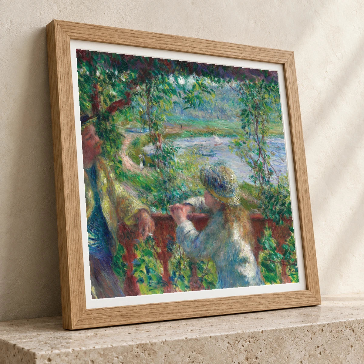 Near The Lake — Pierre-Auguste Renoir pierre-auguste renoir print by SaamCrafts
